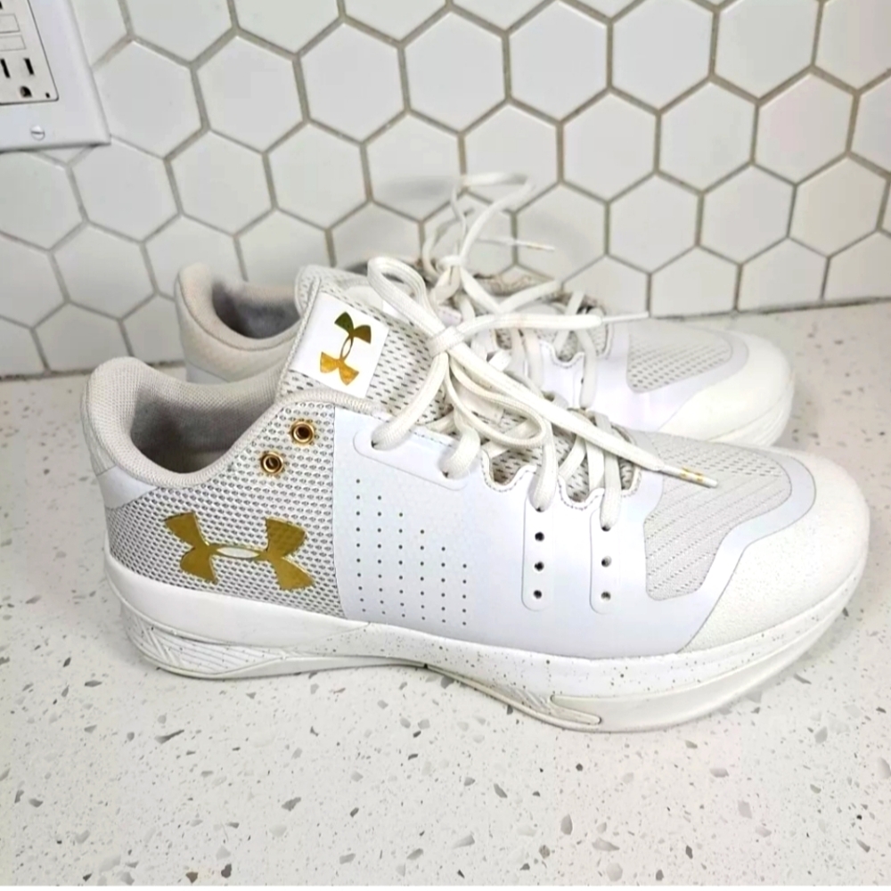 Under Armour Block City White Sz 9.5  Shoes